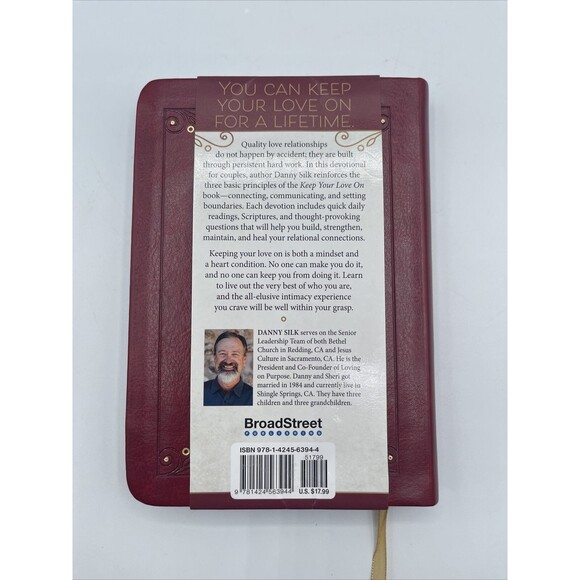 Keep Your Love On: 365 Daily Devotions for Couples by Danny Silk NEW - Picture 4 of 4